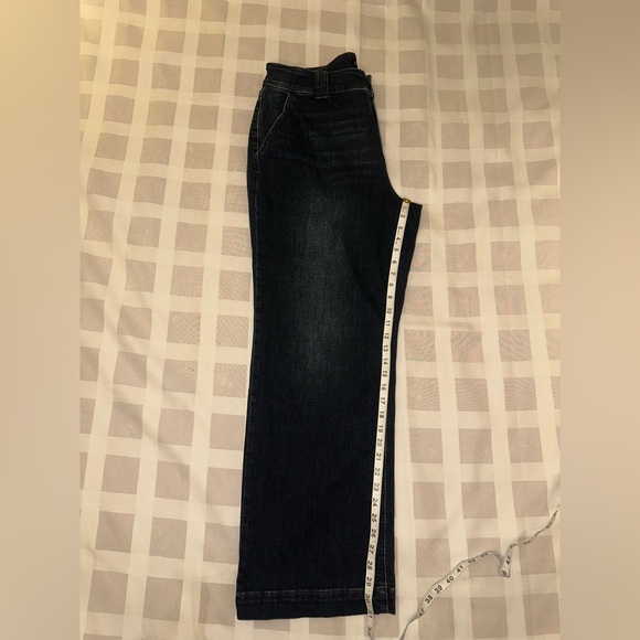 Judy Blue Dark Indigo Wide-Leg Women's Jeans - Picture 4 of 5